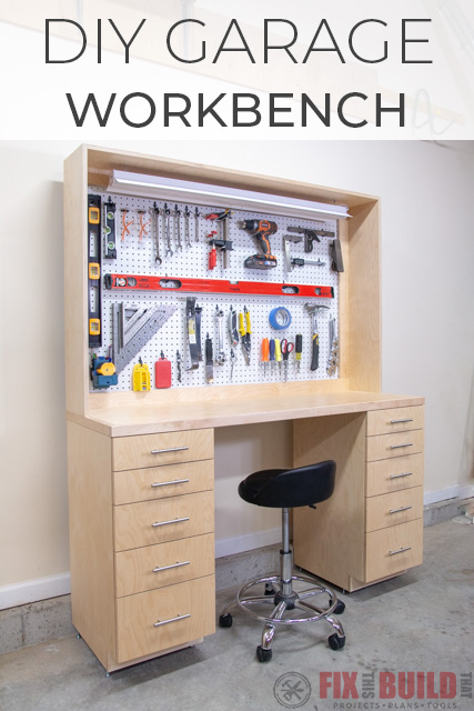DIY Garage Workbench
