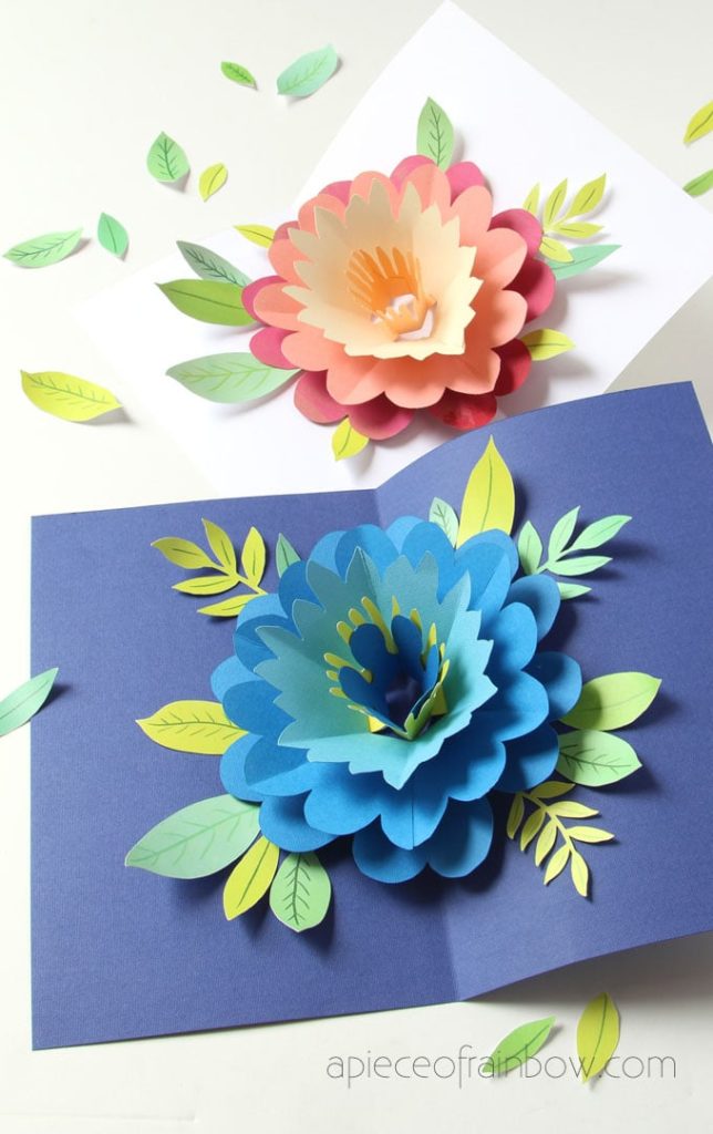 DIY HAPPY MOTHER’S DAY CARD WITH POP UP FLOWER