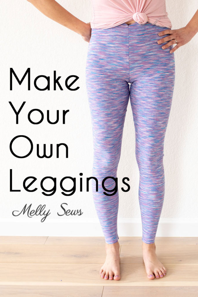 Sewing tutorial: Draft and sew a pair of leggings