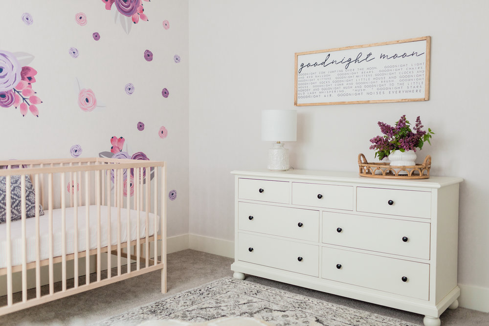 THE BIG REVEAL! OUR CHARMING FLORAL NURSERY PROJECT FOR THE ONE ROOM CHALLENGE
