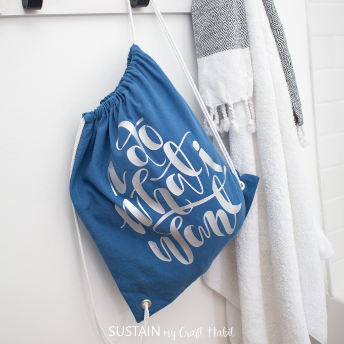 HOW TO SEW A DRAWSTRING BAG: FREE PRINTABLE PATTERN